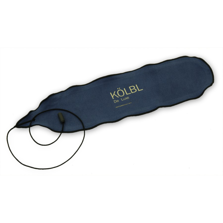 Sax Crook Swab Deluxe Dark Blue Microfibre - Kolbl