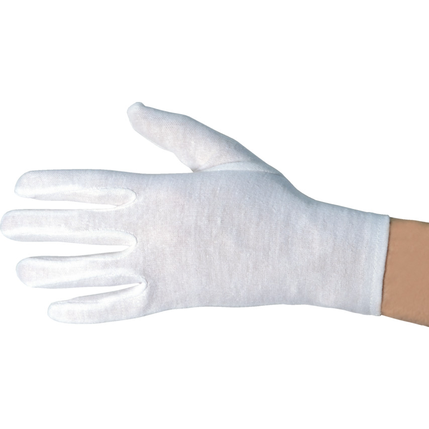 Gloves Polycotton Sewn Wrist Size 8 Image 2