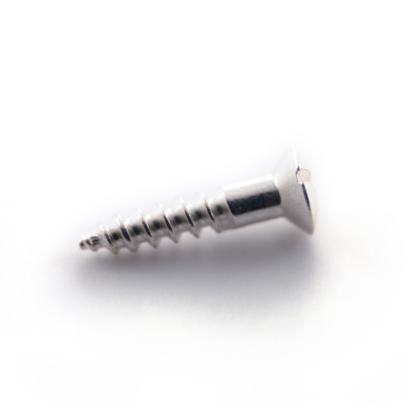 Silver Plated Wood Screw L 10.0mm  - Adler Bassoon