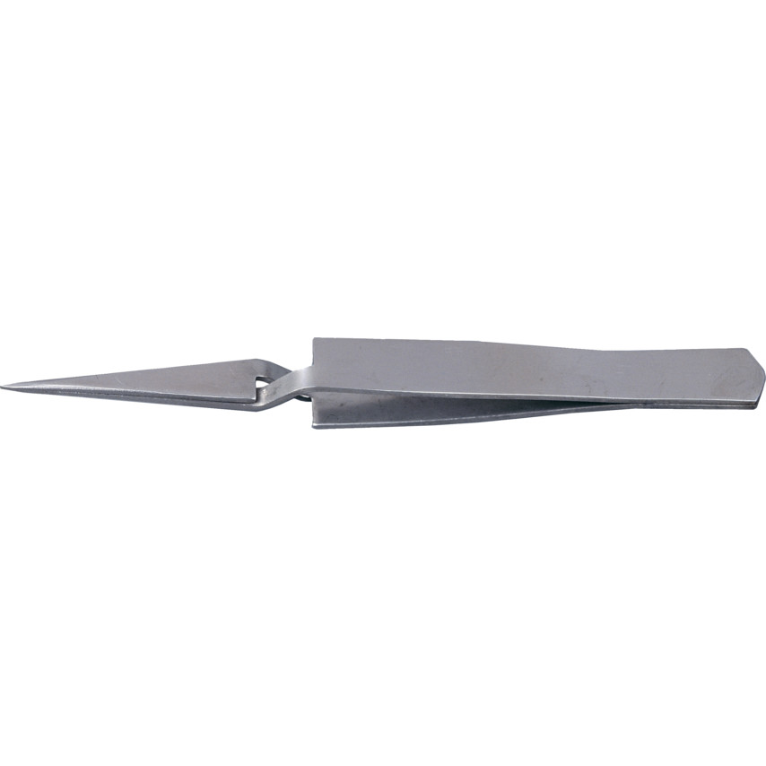 Tweezers Sharp Nose Self Closing 115mm Long